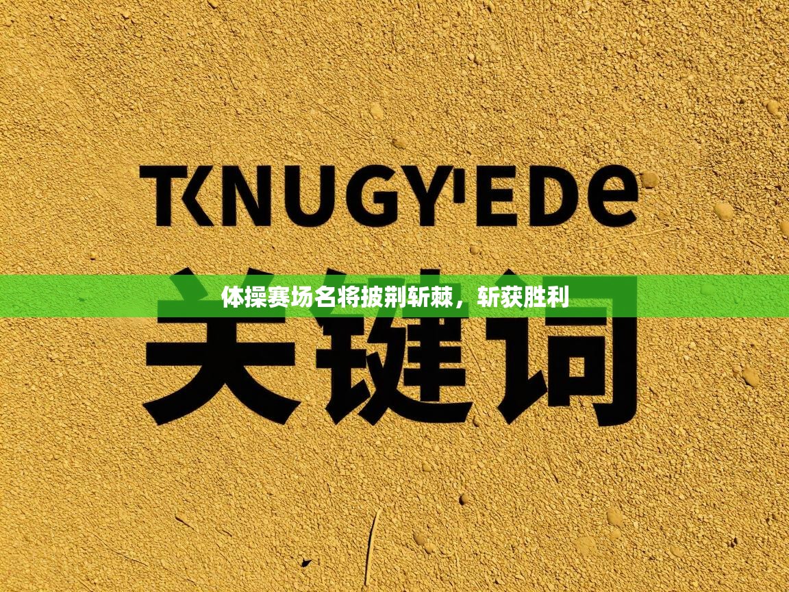 体操赛场名将披荆斩棘，斩获胜利  第2张